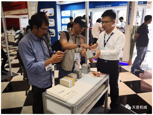 天意机械亮相2018年印度尼西亚(东南亚)混凝土展