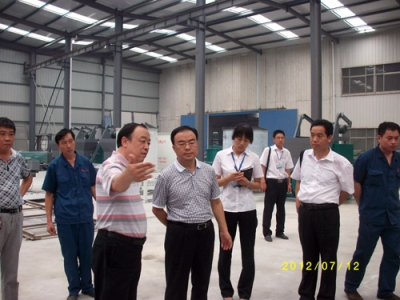 2012.7.12日李国忠教授到我公司参观考察、指导工作