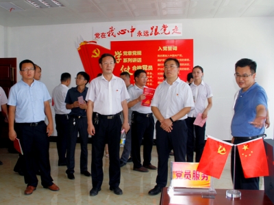 梁山县委常委、组织部部长王建一行莅临天意机械调研